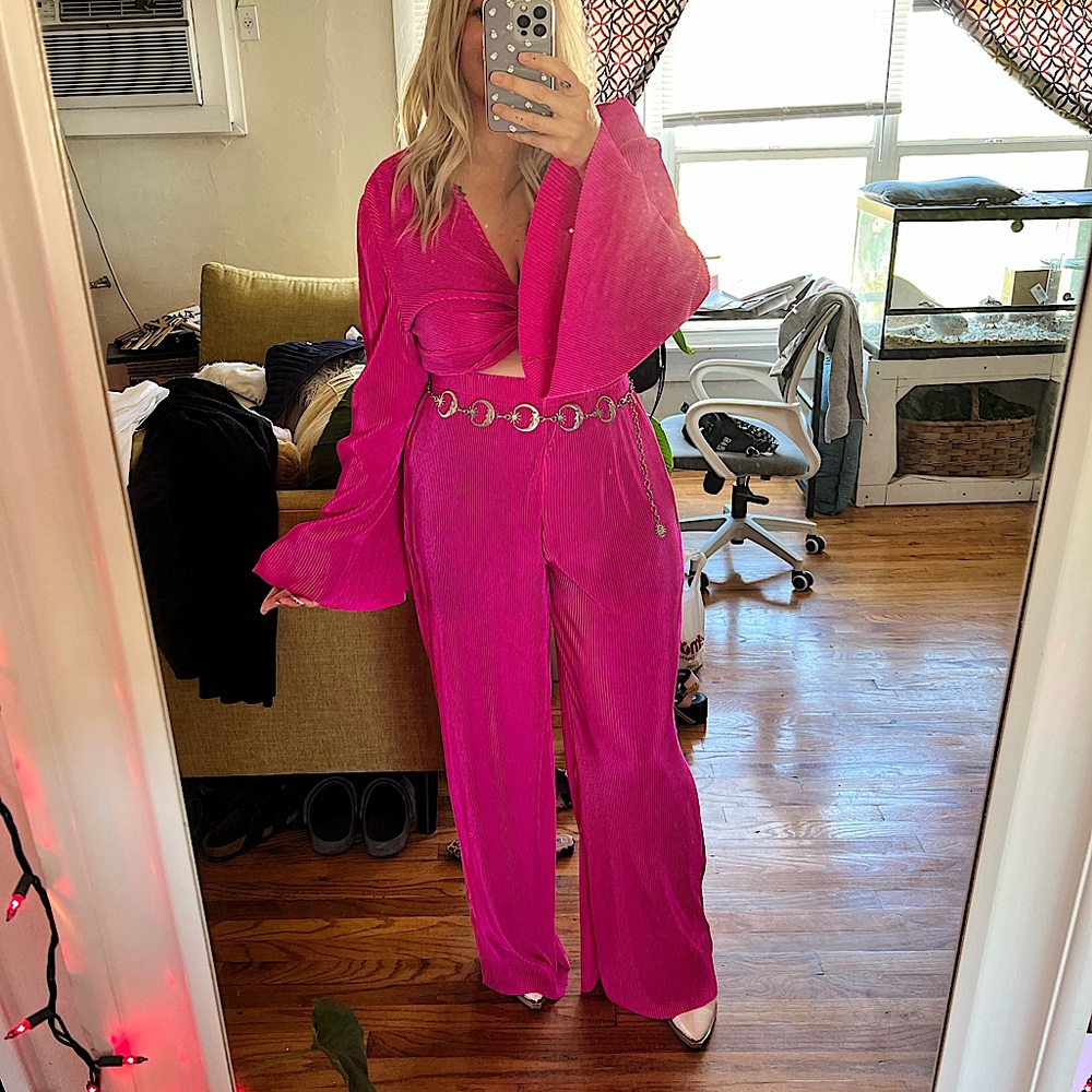 Pink Barbie Halloween Costume Vibes Comfy Two Piece Matching Set
